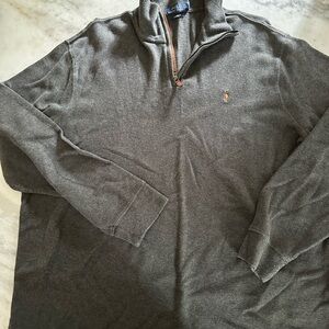 Ralph Lauren Gray Zip Up Sweater